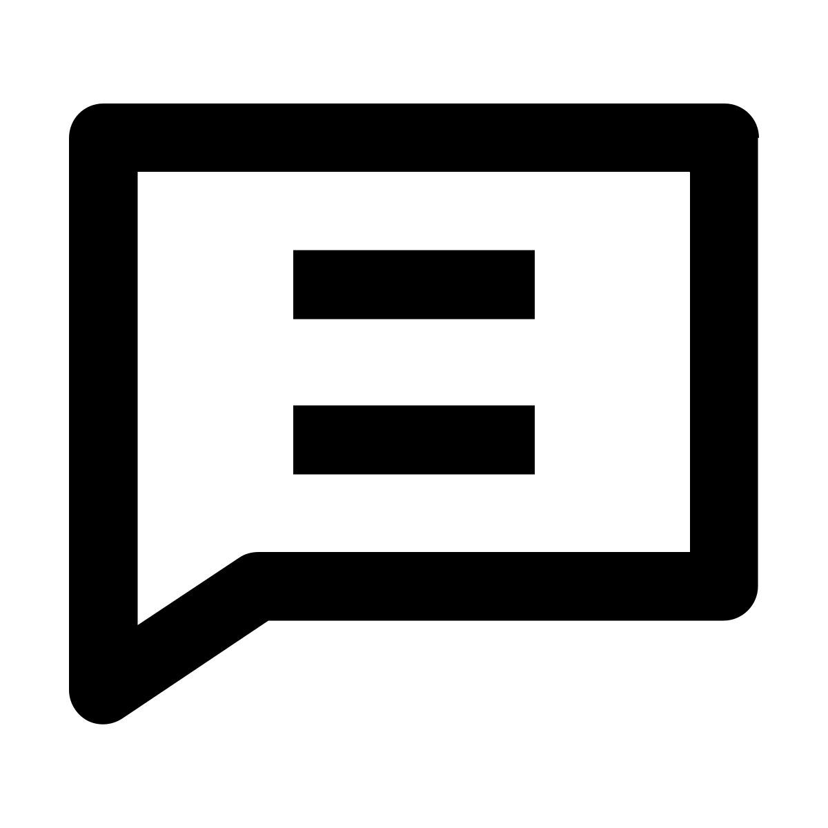 comment line icon