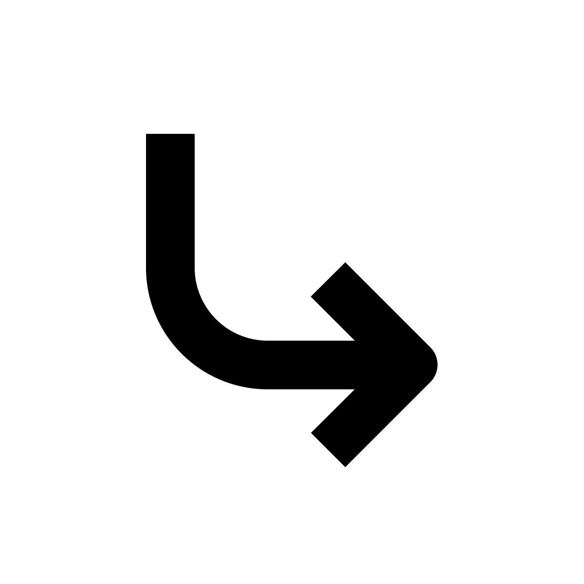 corner down right icon