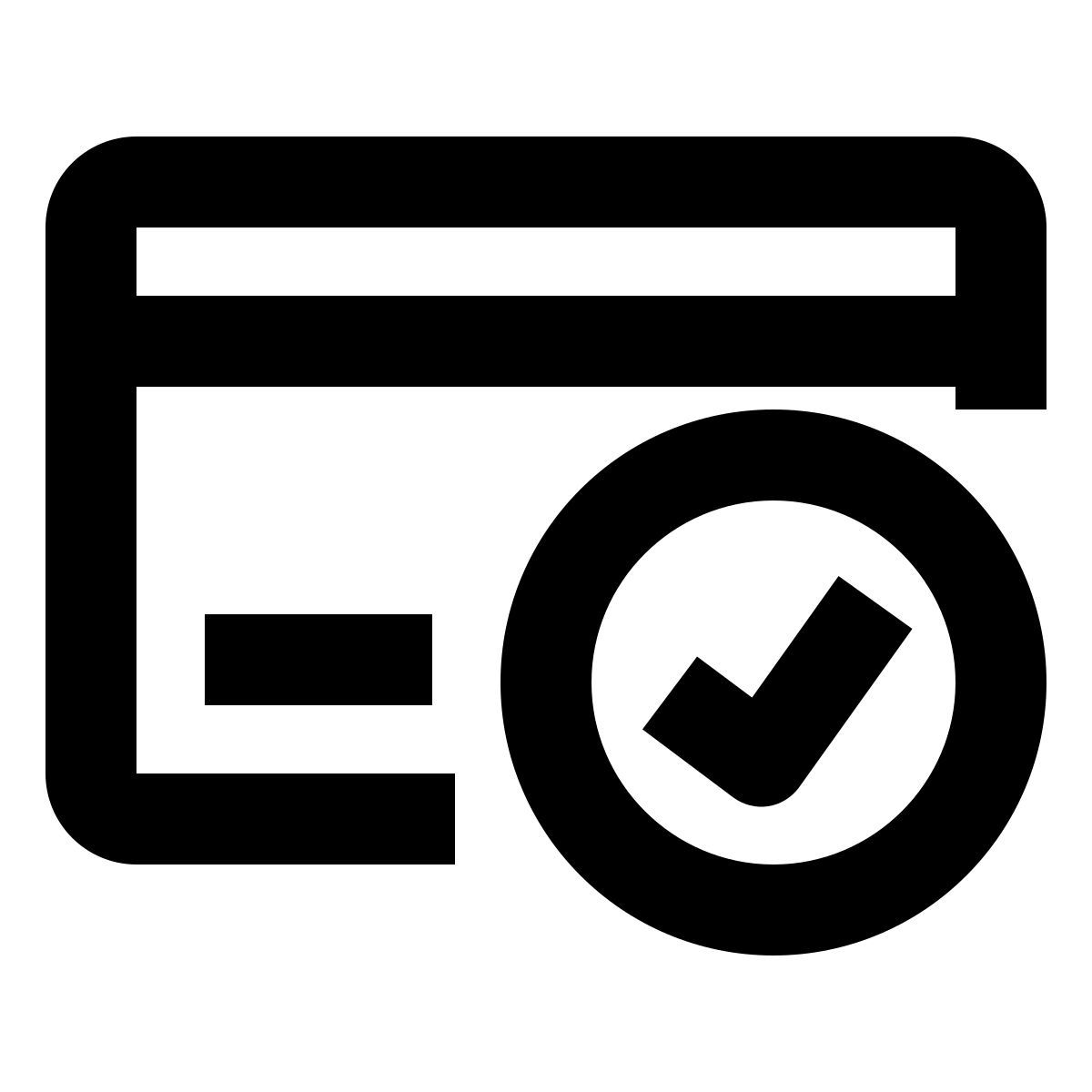 credit card check icon