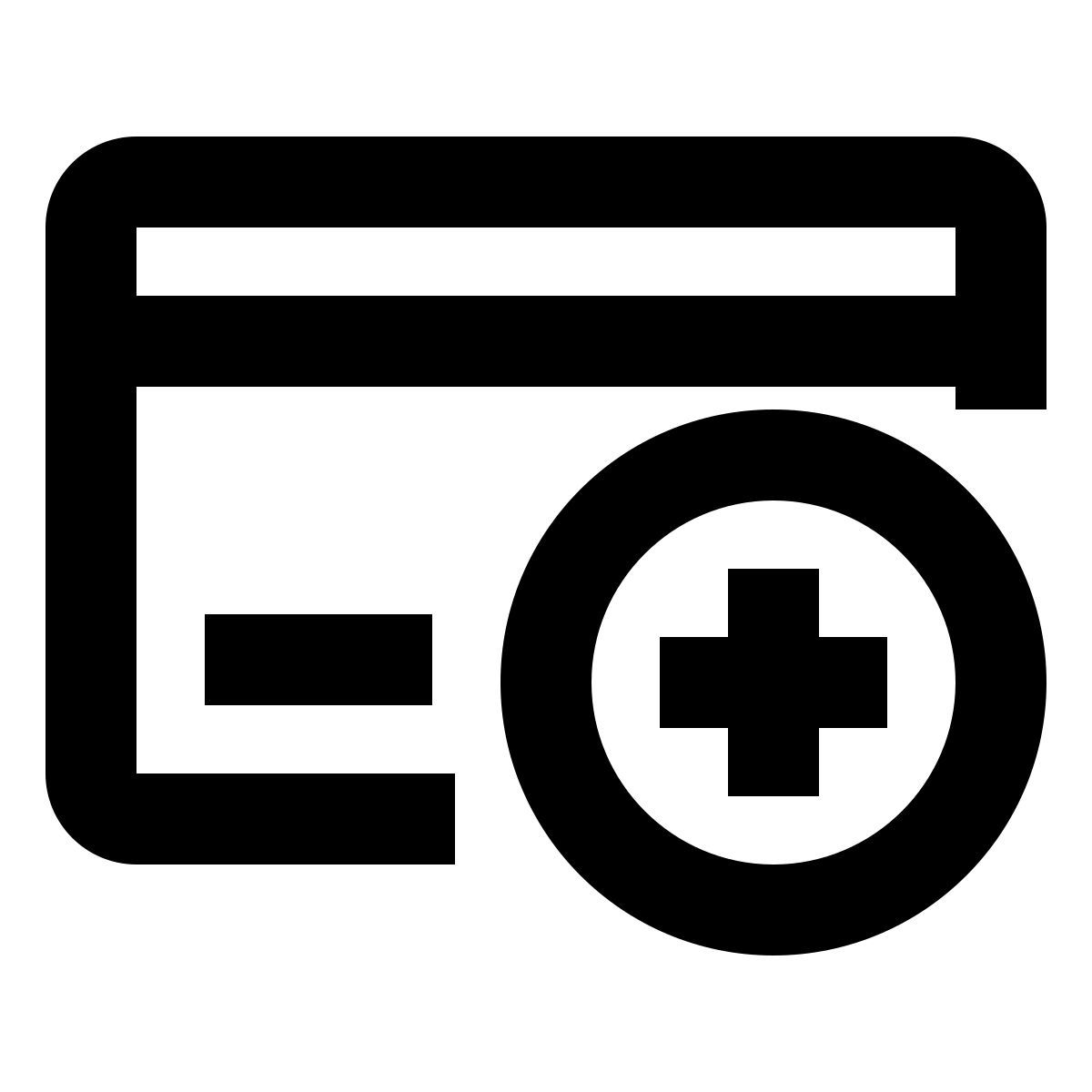 信用卡加 icon