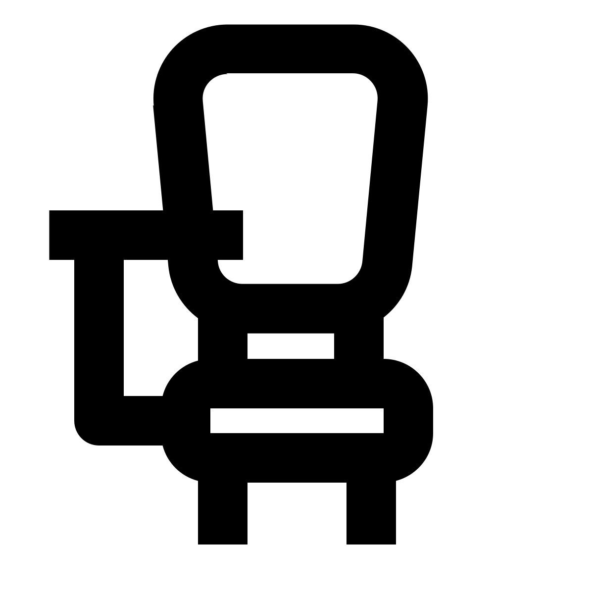desk chair icon