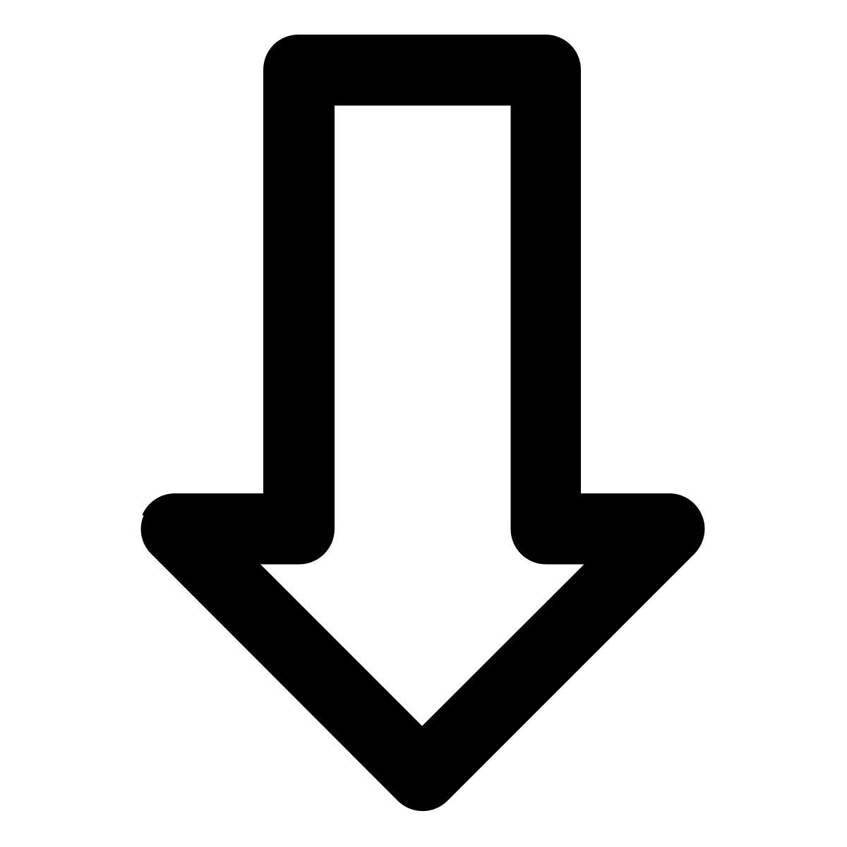 down arrow icon