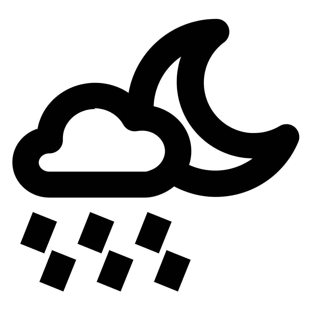 drizzle night icon