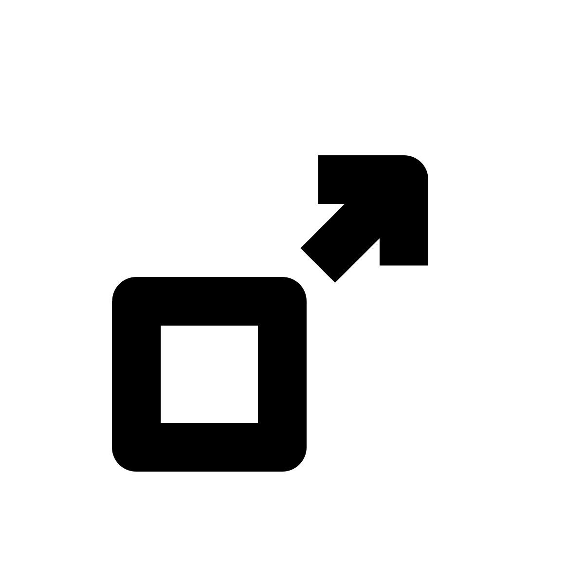 expand from corner icon