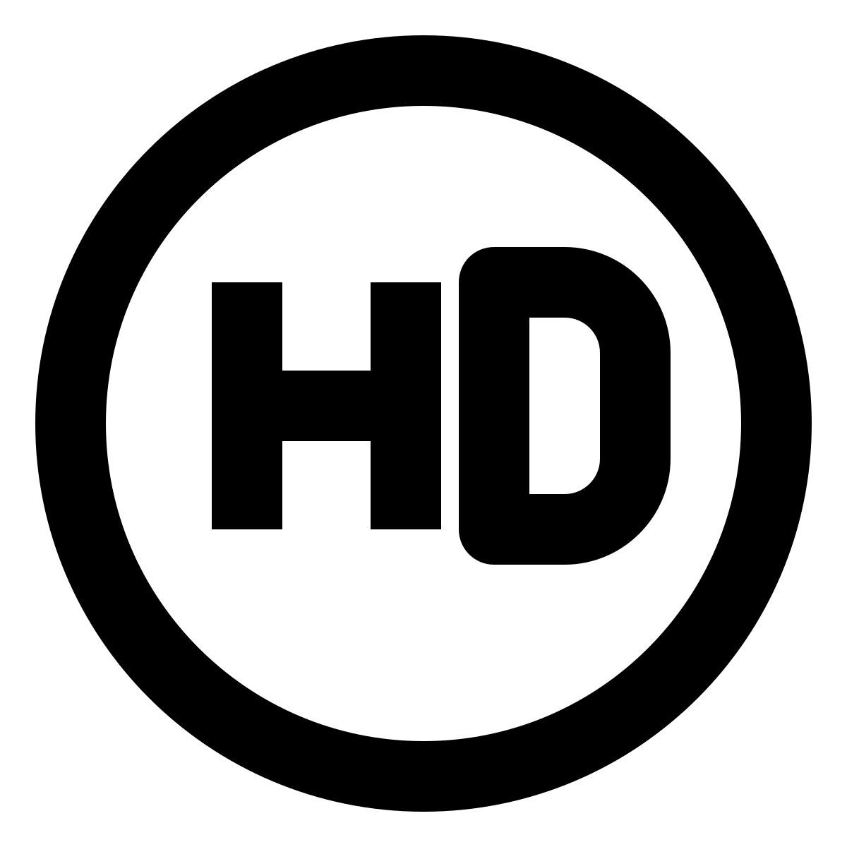 hd circle icon