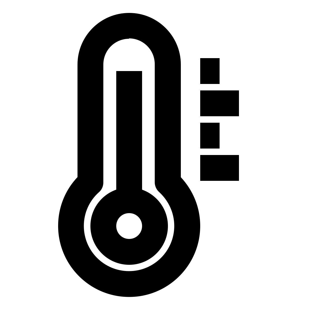 high temprature icon