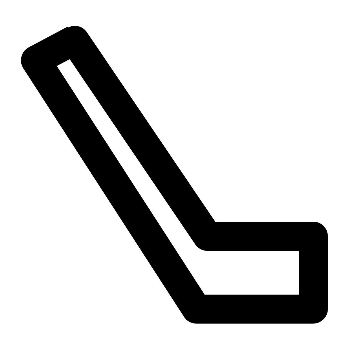 hockey stick icon
