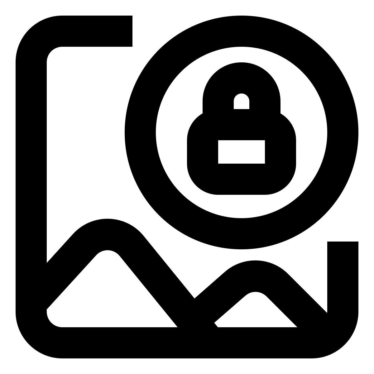 image lock icon