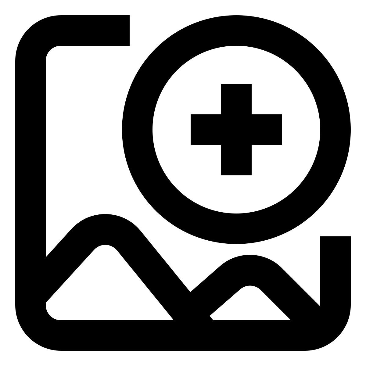 image plus icon