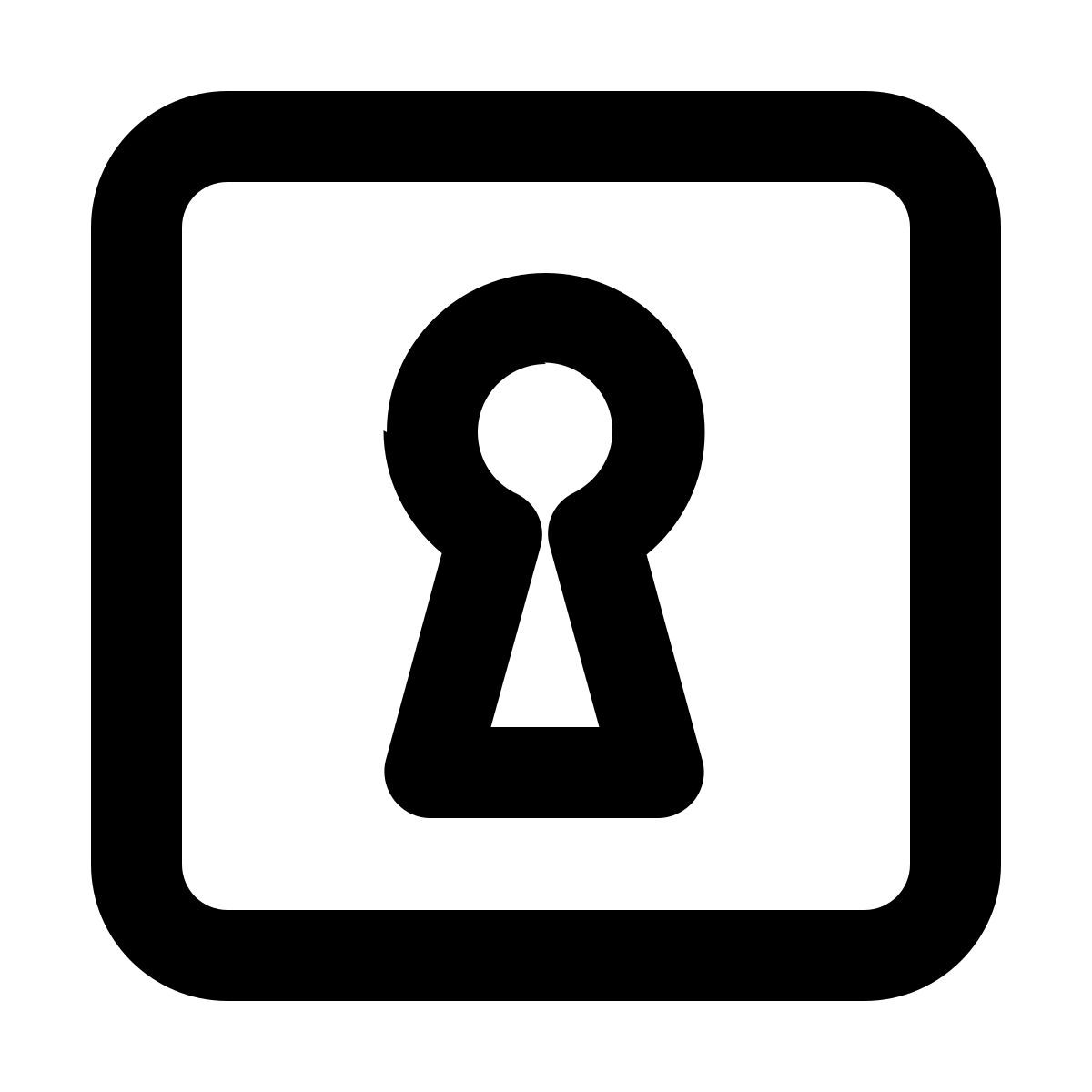 keyhole icon