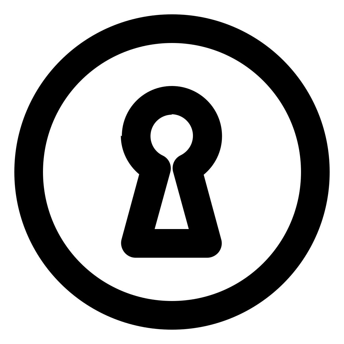 keyhole icon