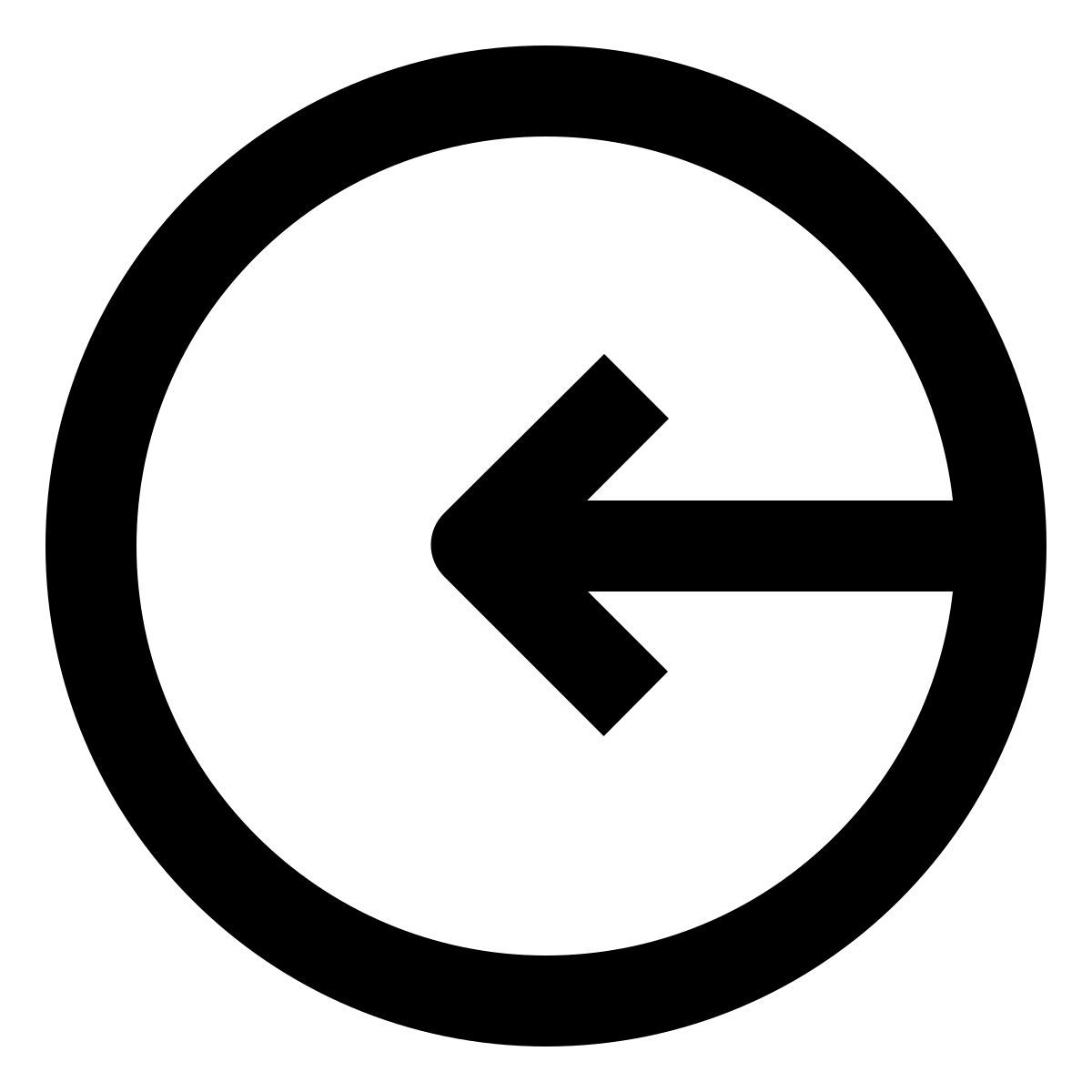 left arrow icon