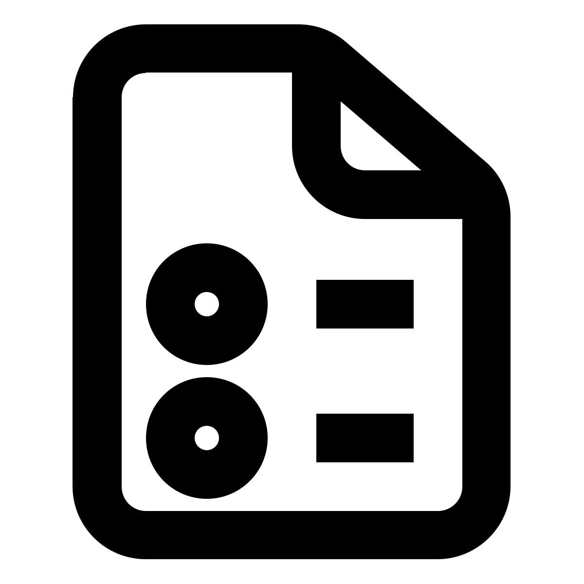 list file icon