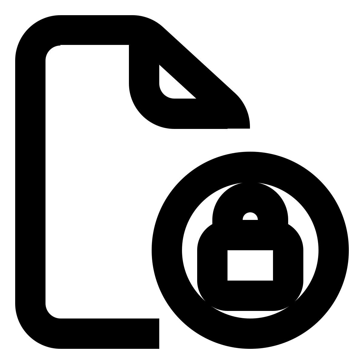 lock file icon
