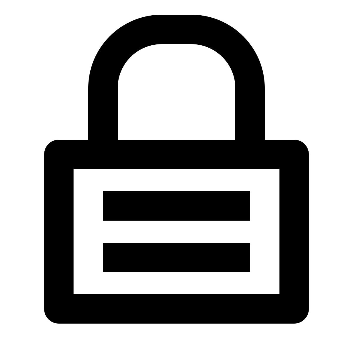 lock icon