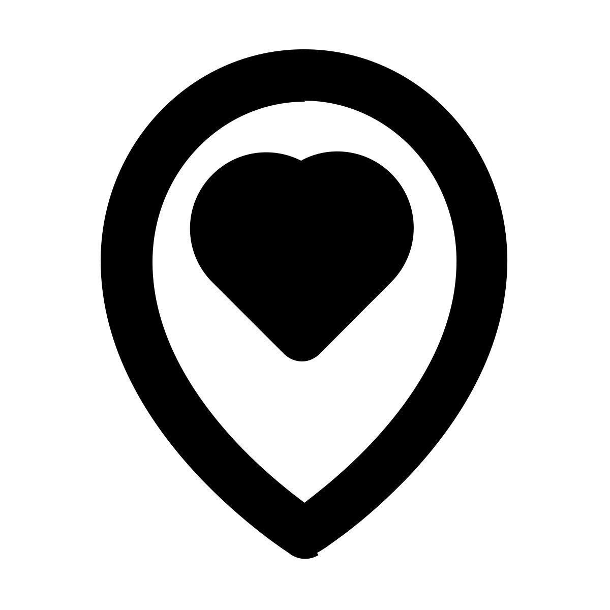 map marker favorite icon