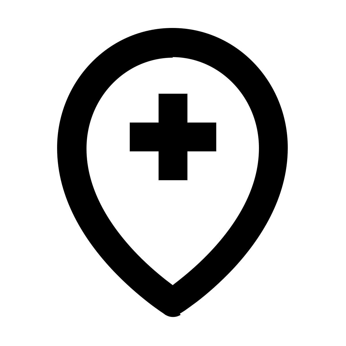 map marker plus icon