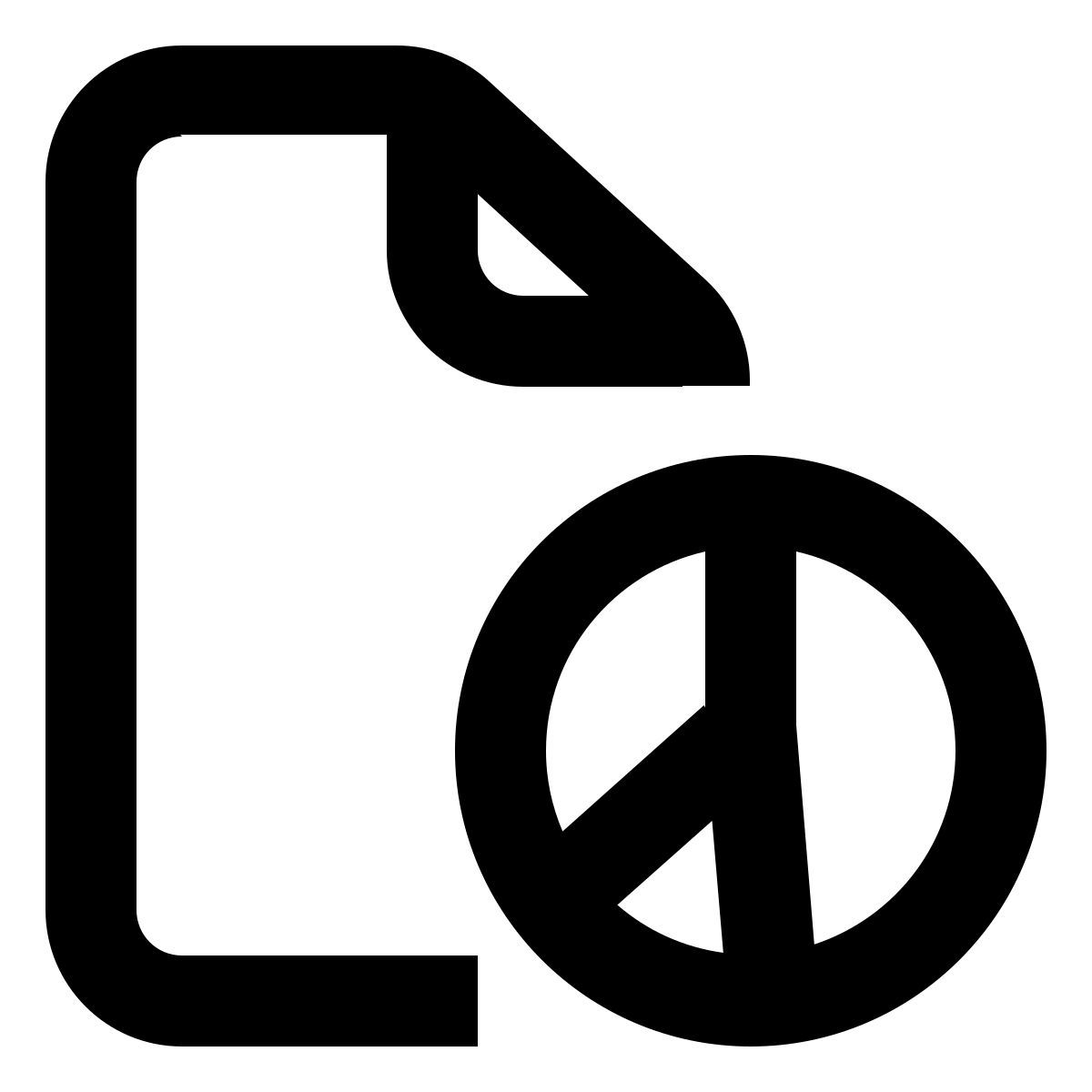 pie chart file icon