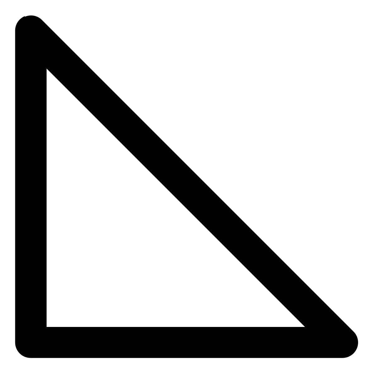 right triangle icon