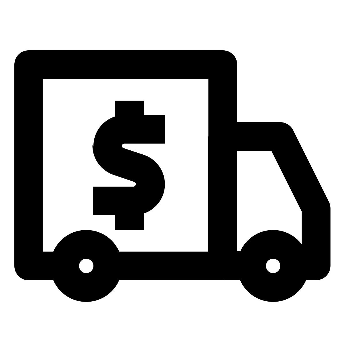 shipping cost icon