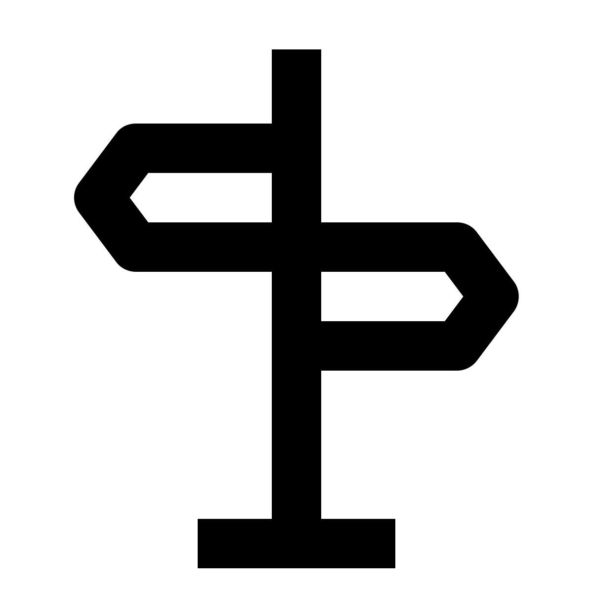 sign direction icon