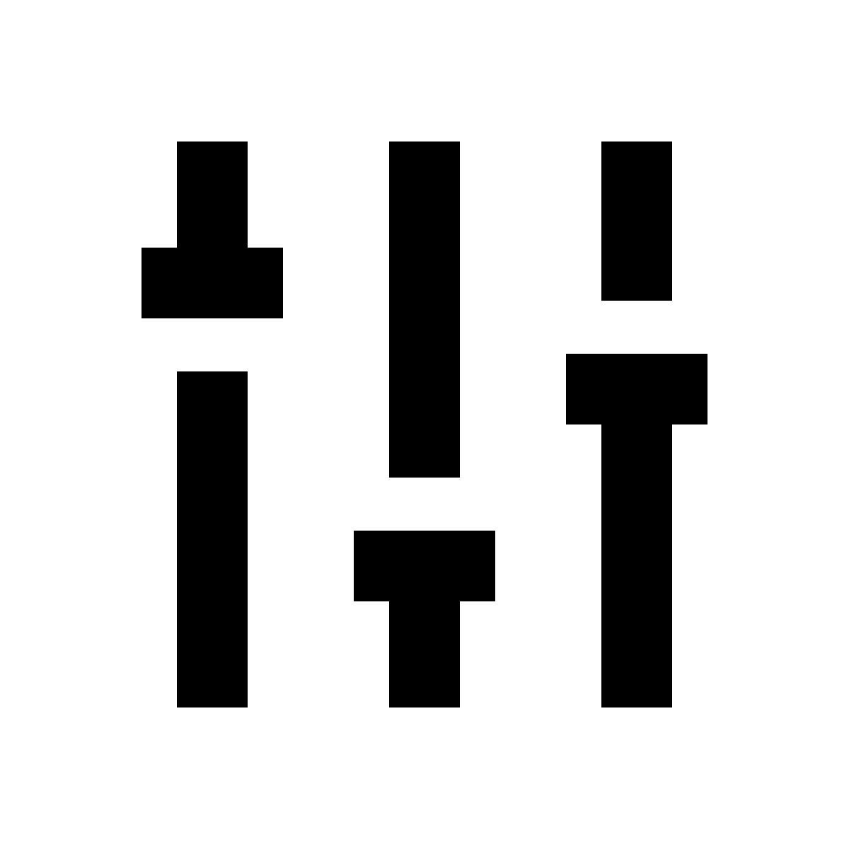 schieberegler vertikal icon
