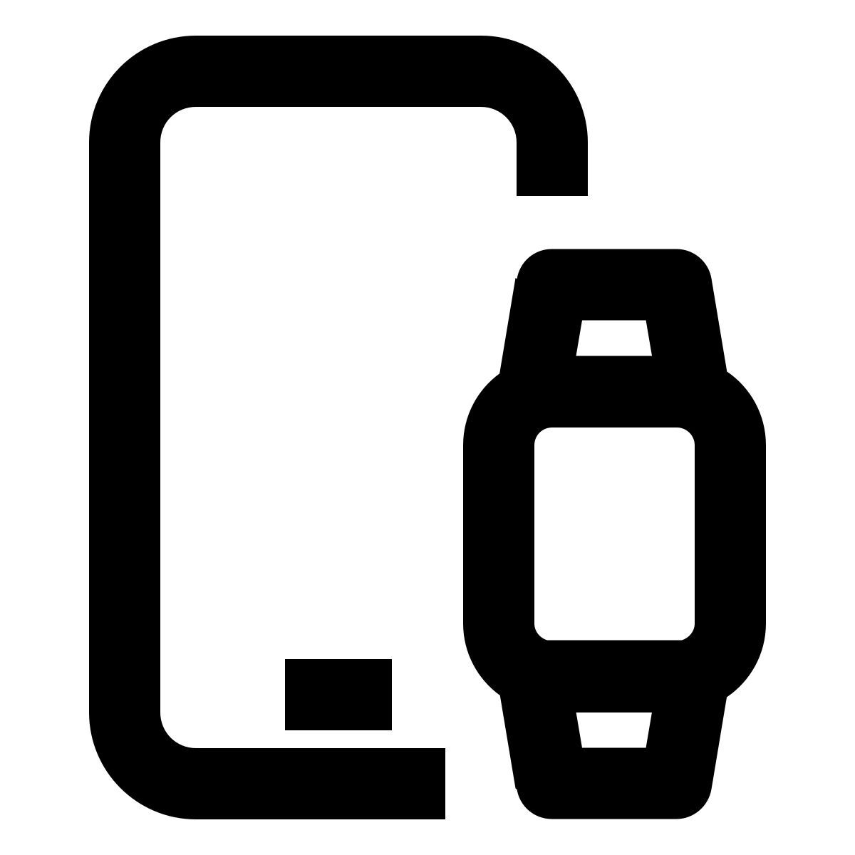 智能手表和手机 icon