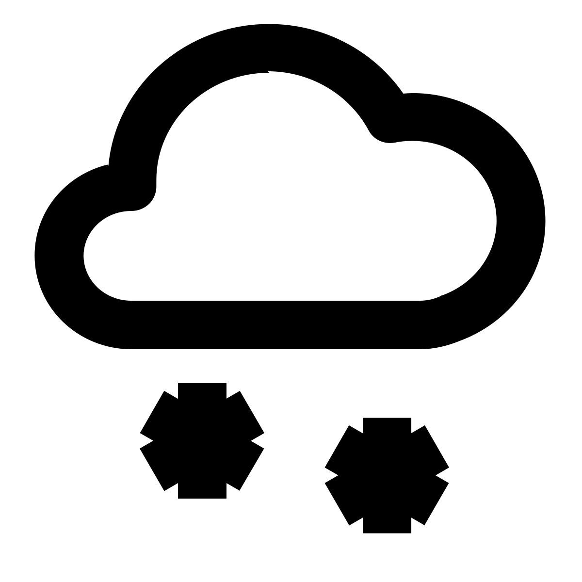 Snowing icon