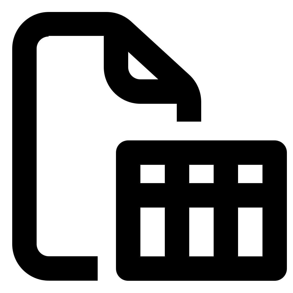 spreadsheet file icon