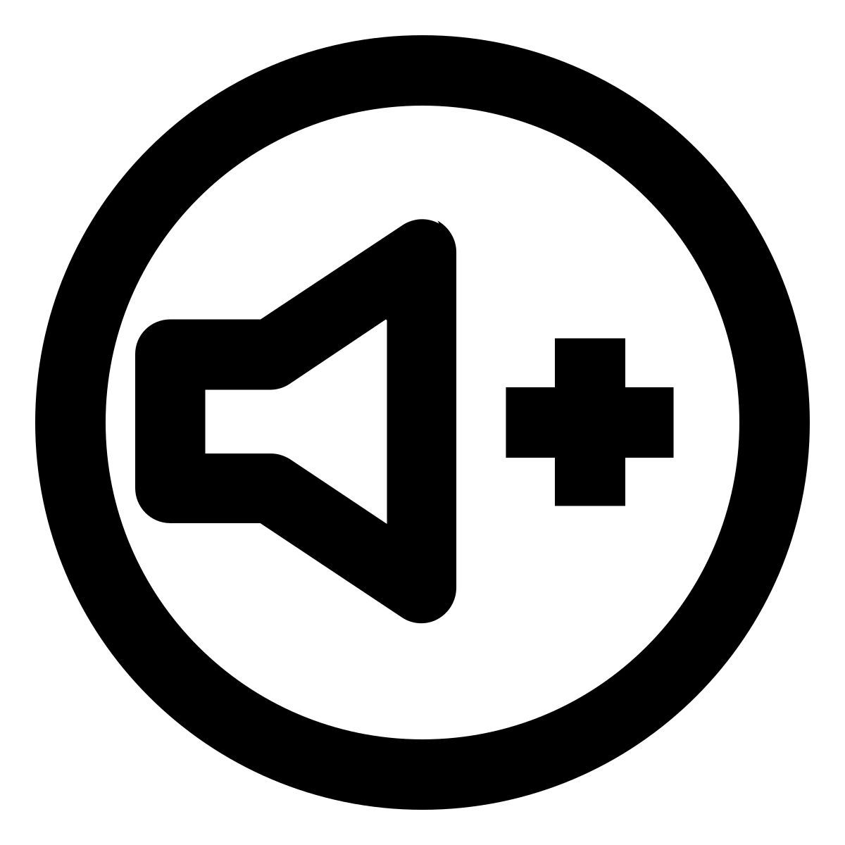 volume up button icon