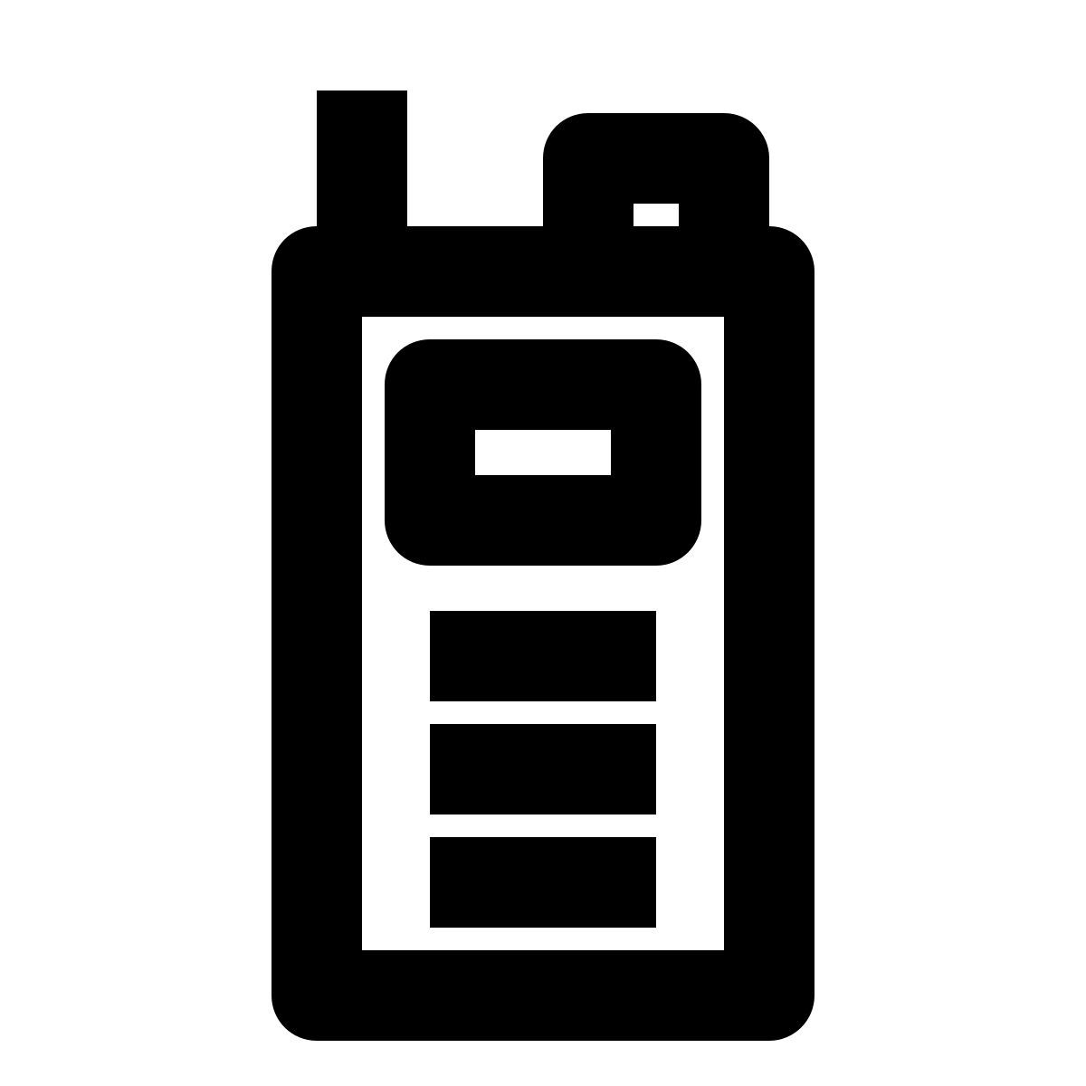 walkie talkie icon