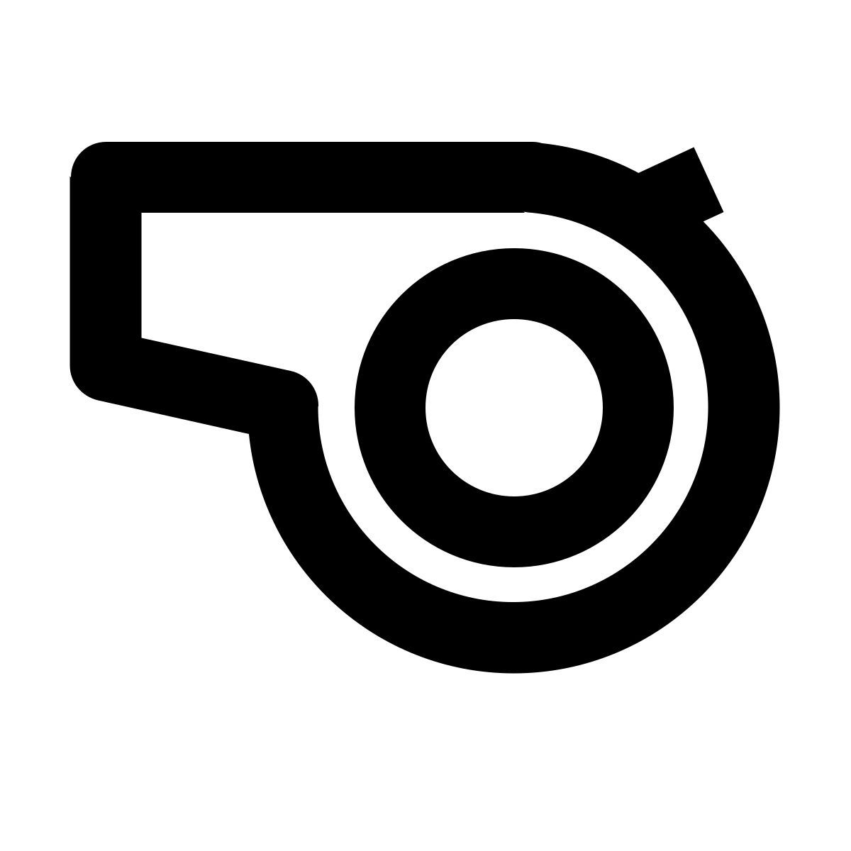 whistle icon