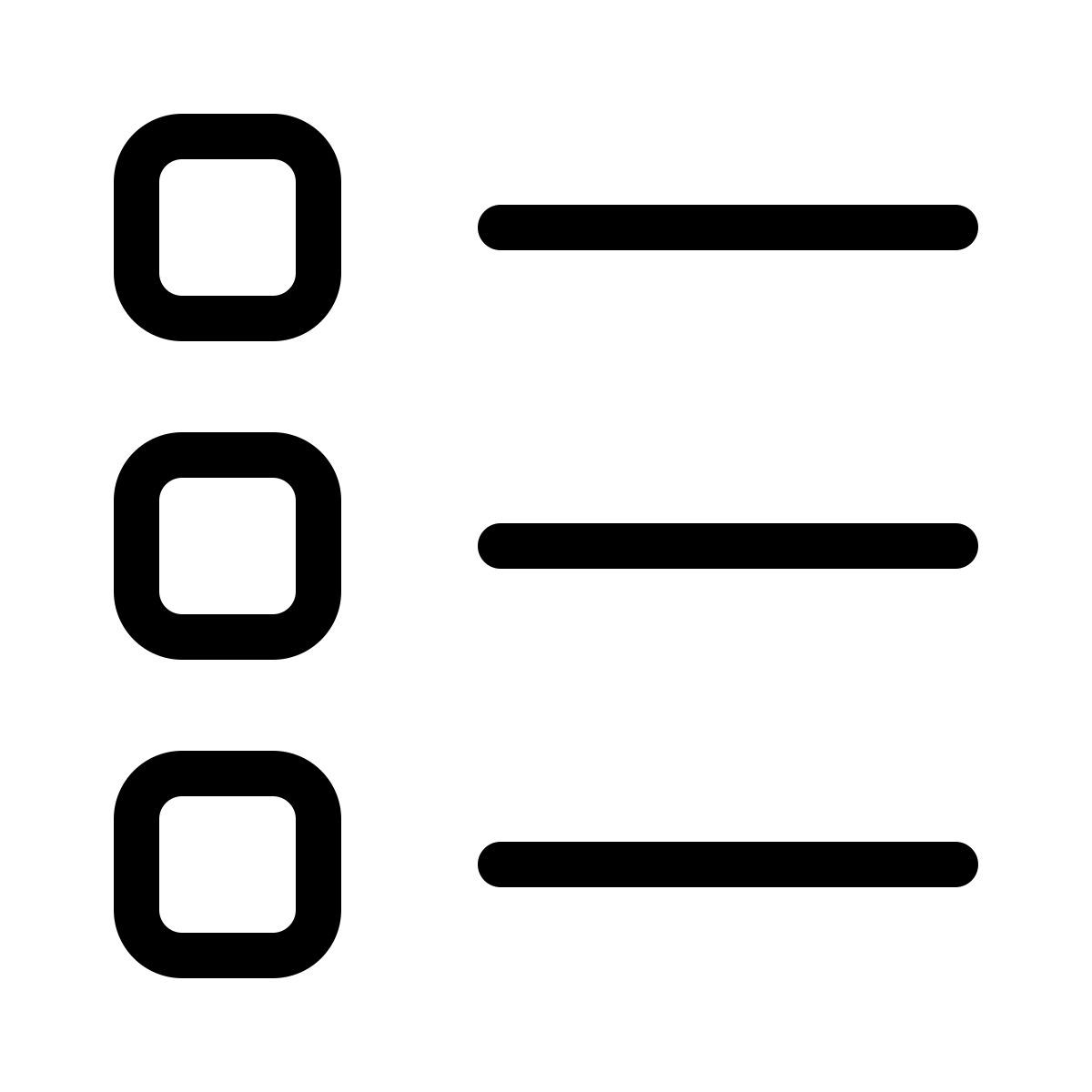Checkliste-leer icon
