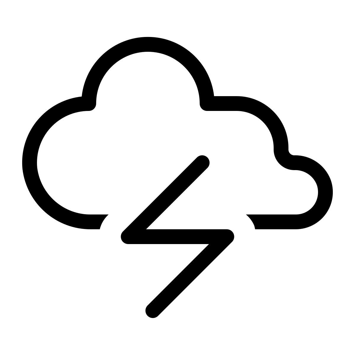 cloud bolt icon