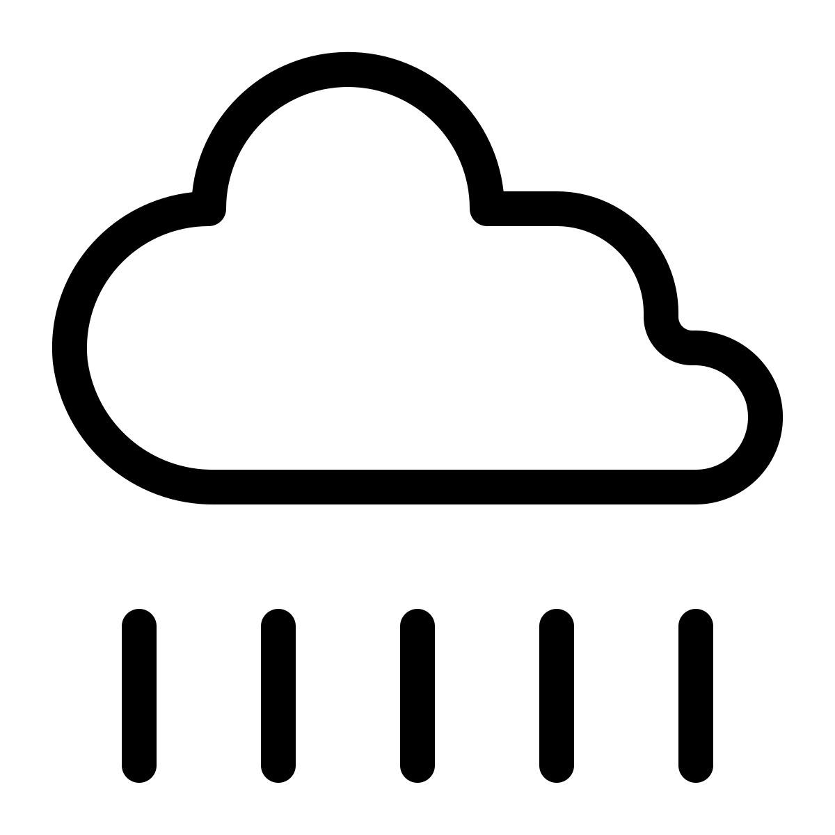 cloud rain icon
