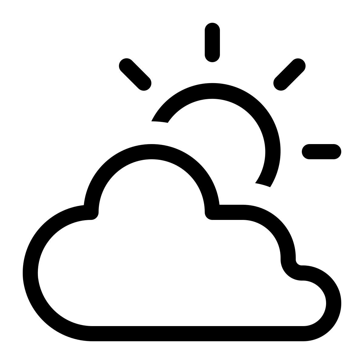 cloud sun icon