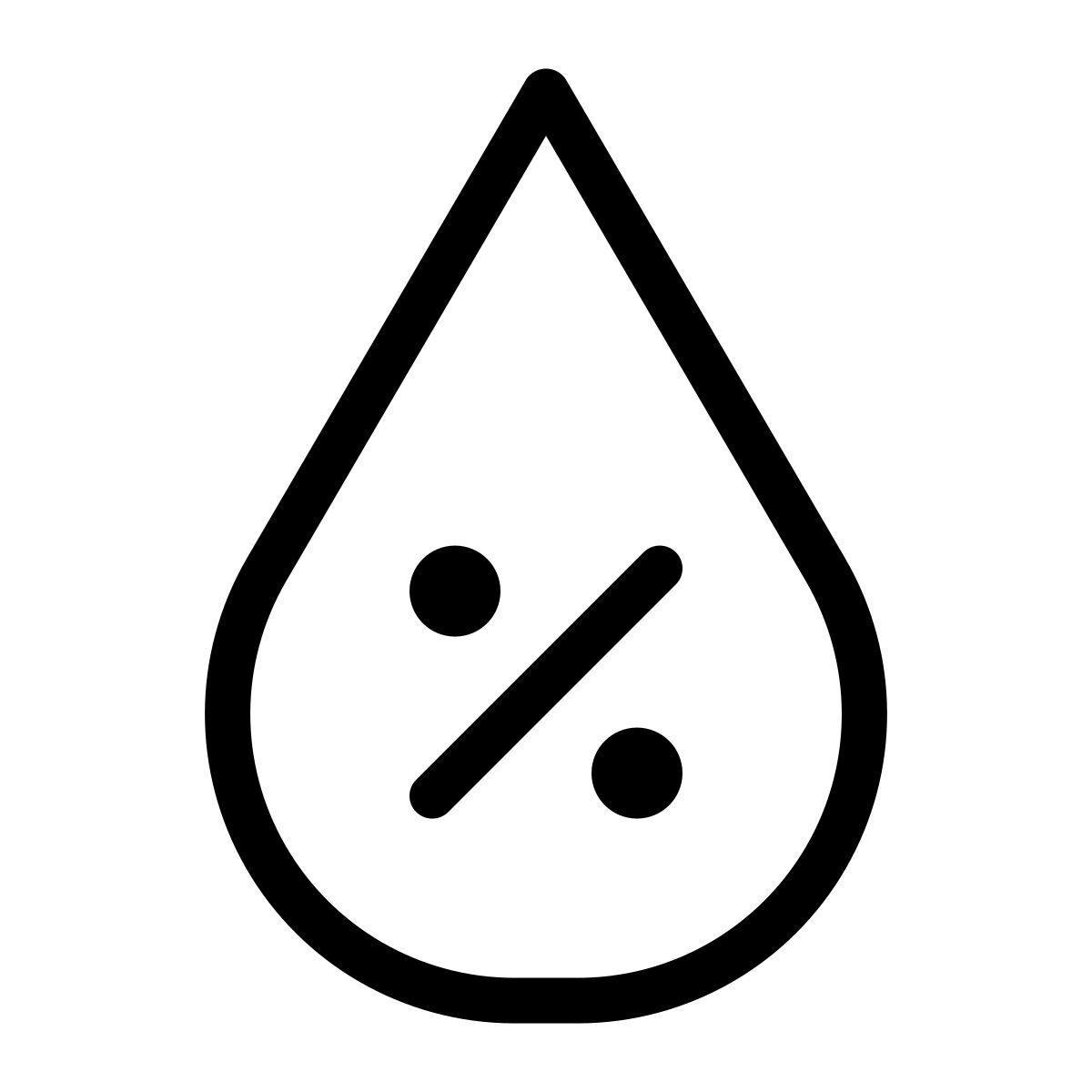 droplet percent icon
