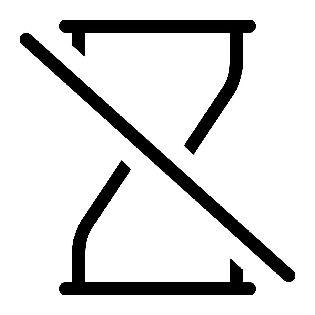 reloj de arena apagado icon