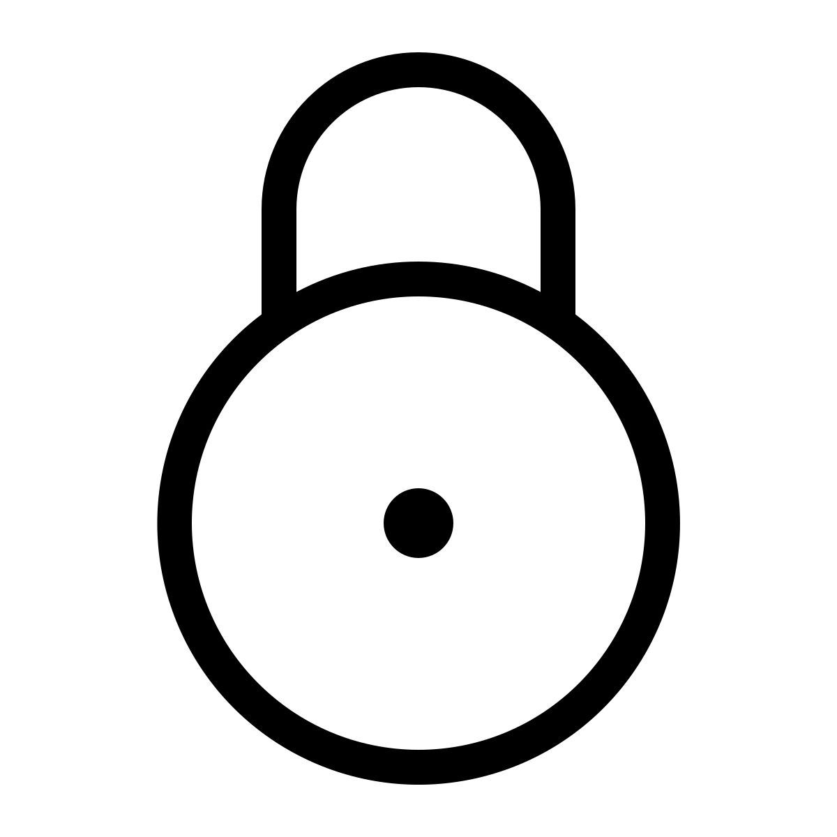 lock circle icon