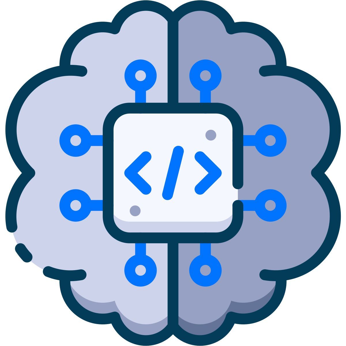 brain code icon