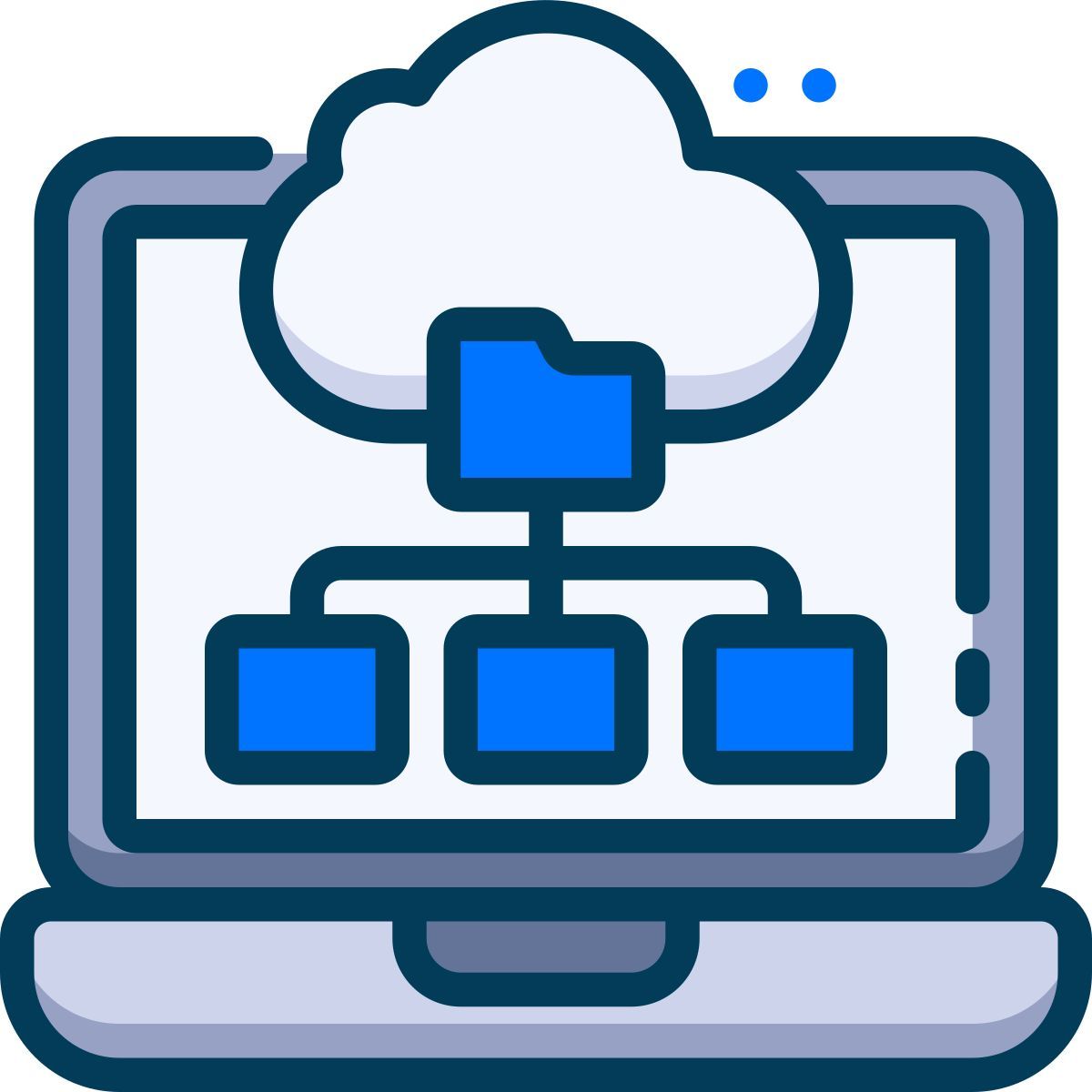 cloud folder mapping icon