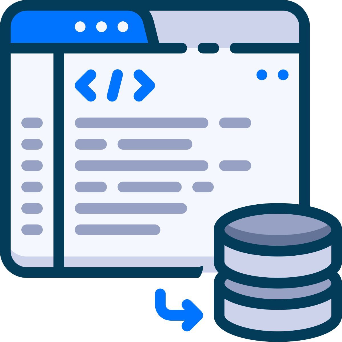 data code icon