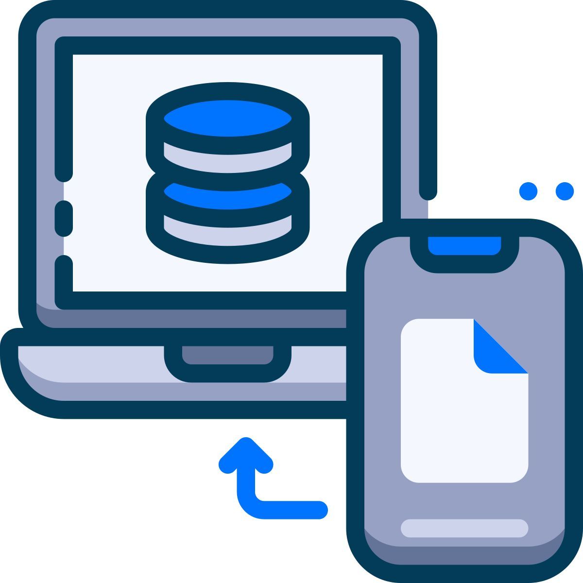 data transfer icon