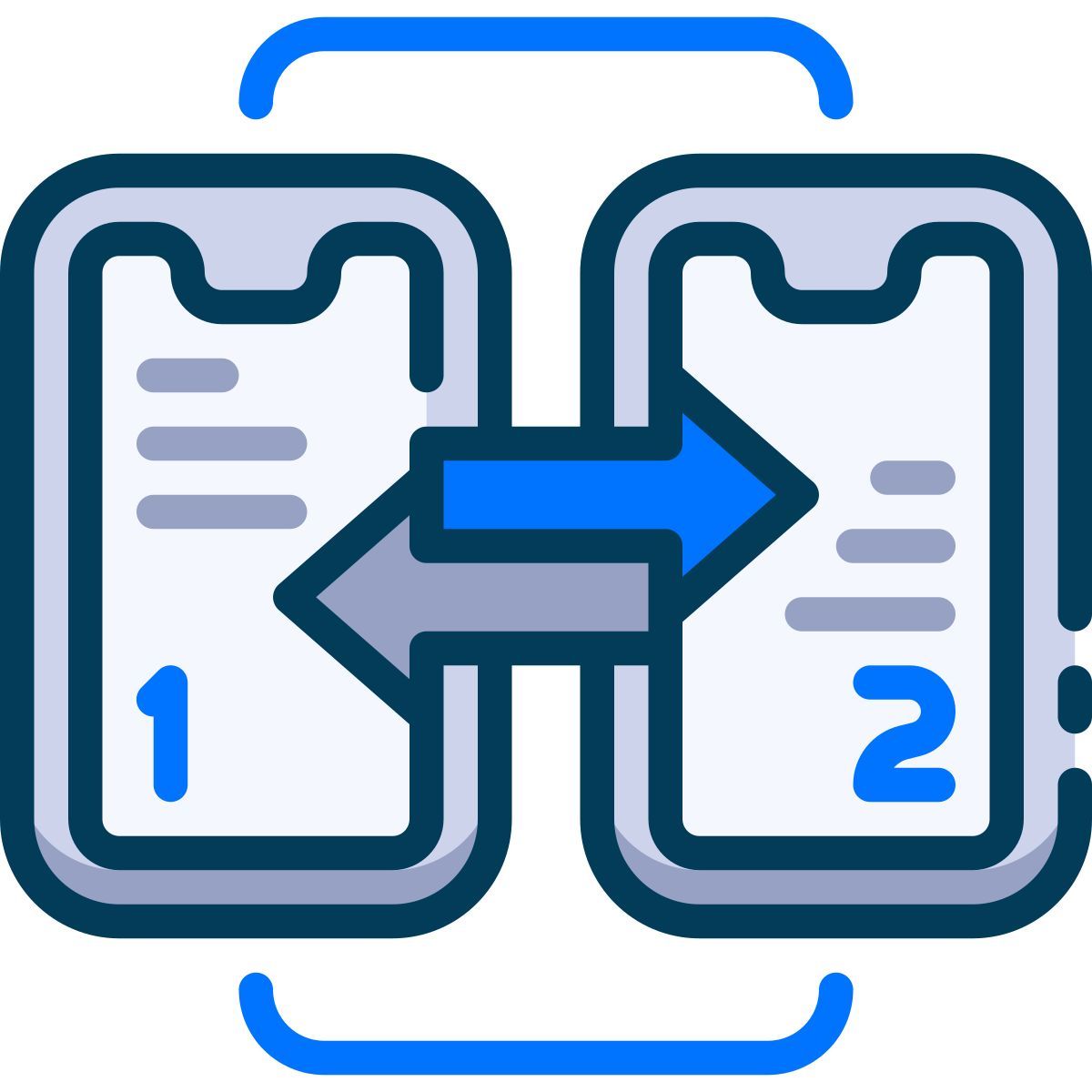 data transfer icon