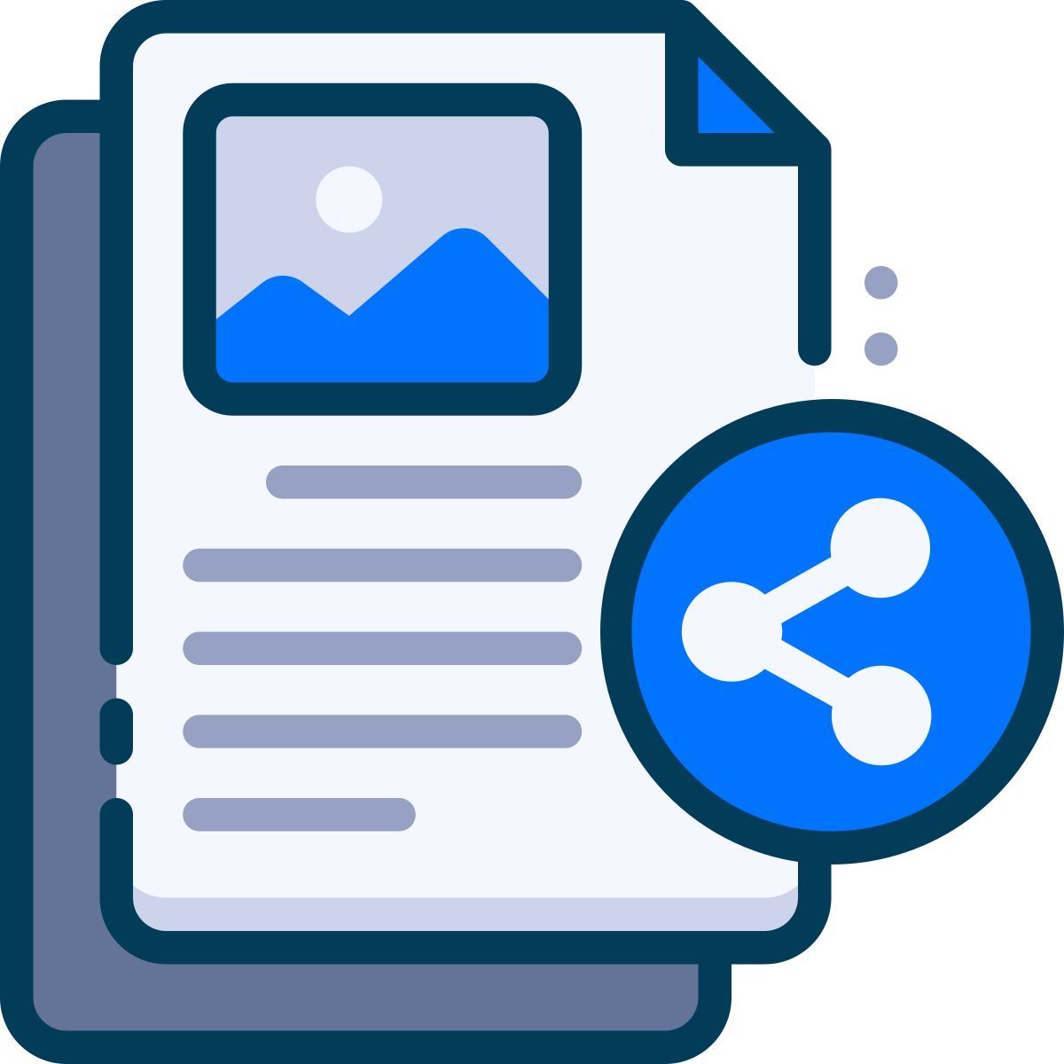 document sharing icon