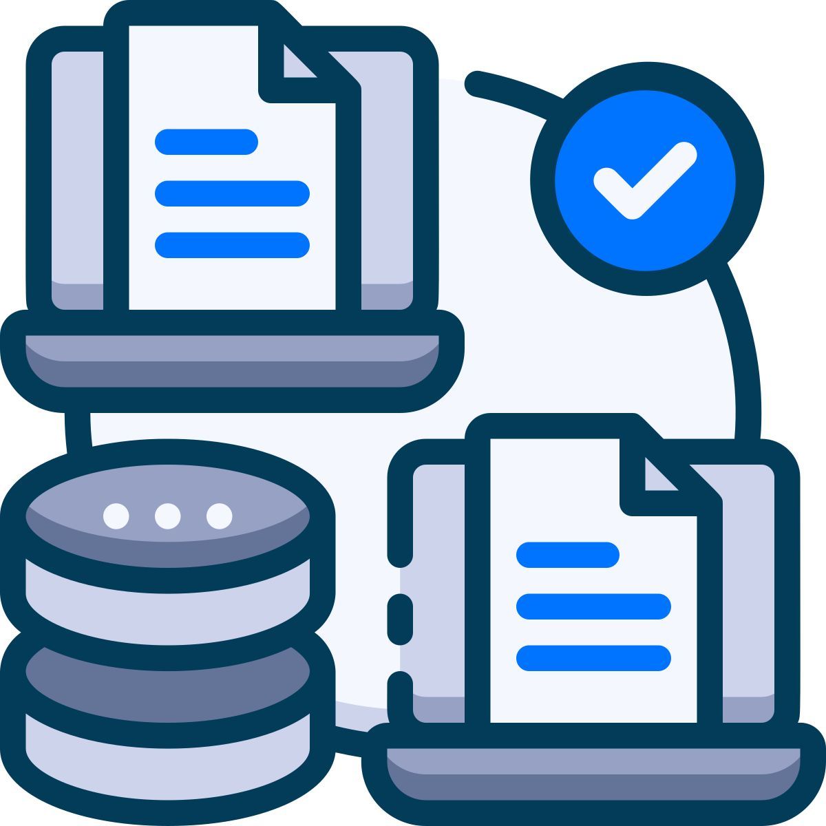 file transfer database icon