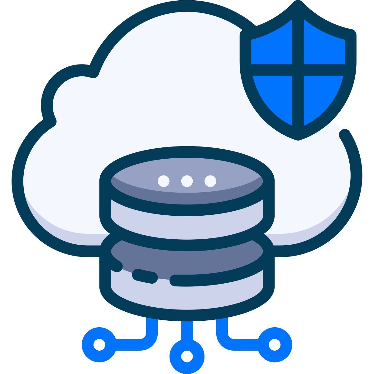 Base de données Cloud de sécurité icon