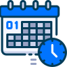 external Calendar-time-management-sapphire-kerismaker icon