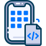 external Mobile-App-computer-programming-sapphire-kerismaker icon