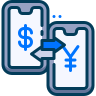 external Money-Exchange-online-money-service-sapphire-kerismaker icon